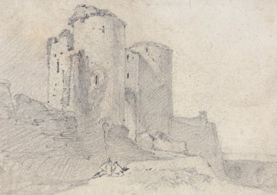 Beeston Castle, Cheshire- Entrance to the Castle by John Sell Cotman